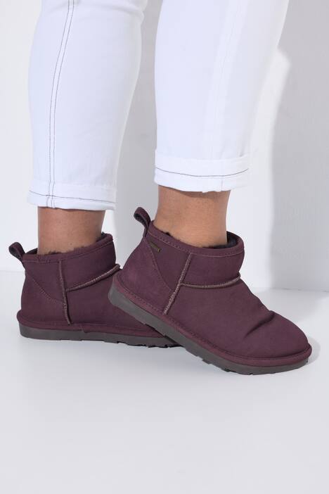 Axelda boots met lamsvacht, waterafstotend, wijdte H