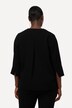 Tuniek, acetaat, tuniekhals, stolpplooi, 3/4-mouw