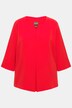 Tuniek, acetaat, tuniekhals, stolpplooi, 3/4-mouw