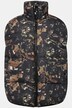Gilet matelassé oversize, avec col montant et motif imprimé