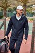 JAY-PI Trainingshose, Tennis, Elastikbund, Saum-Zipper