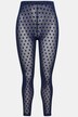 Leggings de malla, puntos flocados