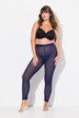 Leggings de malla, puntos flocados