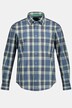 Camicia a quadri dalla vestibilità moderna con maniche lunghe e colletto ad apertura inglese, disponibile fino alla tg. 8XL