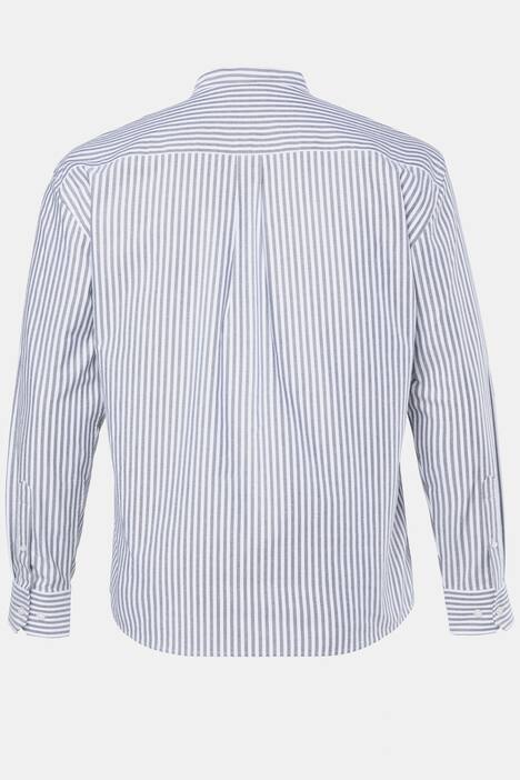 Chemise Oxford, manches longues et col montant, coupe Modern Fit - jusqu'au 8 XL