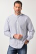 Chemise Oxford, manches longues et col montant, coupe Modern Fit - jusqu'au 8 XL
