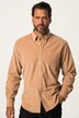 Chemise en velours côtelé, manches longues et col à pointes boutonnées -coupe Modern Fit