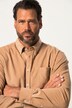 Chemise en velours côtelé, manches longues et col à pointes boutonnées -coupe Modern Fit