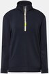 Sweatshirt, troyerkrave, lange ærmer, sideslidser