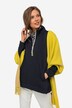 Sweatshirt, troyerkrave, lange ærmer, sideslidser