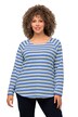 Tričko, proužky, A střih, kulatý výstřih, dlouhé rukávy
