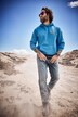 Sweat-shirt à capuche, imprimé sur la poitrine et style vintage - jusqu'au 8 XL