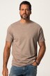 T-Shirt, kortærmet, meleret jersey, rund hals, rund søm, op til 8 XL