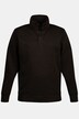 Half-zip, knitted fleece, half-zip collar with buttons, tall