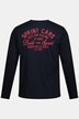 Langermet skjorte, rund hals, trykk, opptil 8XL