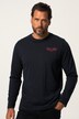 Langermet skjorte, rund hals, trykk, opptil 8XL