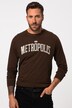 Langarmshirt, Rundhals, Metropolis Print, Tall
