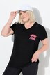 Camiseta técnica, cortes, cuello en V, media manga, material reciclado