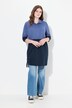 Longshirt, sømbånd, ståkrave, lange ærmer, økologisk bomuld