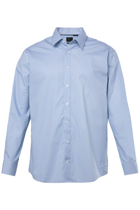Business košile, dlouhé rukávy, Kent límeček, drobný vzor, Comfort střih, do 8XL