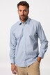 Chemise de ville à manches longues, motif minimaliste et col Kent - coupe Comfort Fit, jusqu'au 8XL