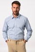 Chemise de ville à manches longues, motif minimaliste et col Kent - coupe Comfort Fit, jusqu'au 8XL