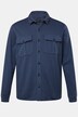 Camicia di felpa da indossare sopra altri indumenti con stile vintage, maniche lunghe e colletto ad apertura inglese, fino alla tg. 8XL