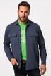 Camicia di felpa da indossare sopra altri indumenti con stile vintage, maniche lunghe e colletto ad apertura inglese, fino alla tg. 8XL