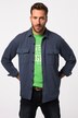 Camicia di felpa da indossare sopra altri indumenti con stile vintage, maniche lunghe e colletto ad apertura inglese, fino alla tg. 8XL