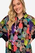 Robe à capuche en molleton avec imprimé