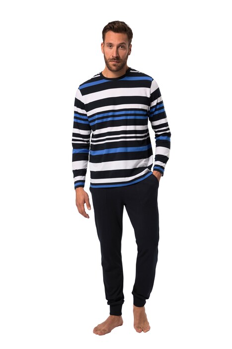 Pyžamo, domácí oblečení, OEKO-TEX, dvojdílné, tričko s dlouhými rukávy, dlouhé kalhoty, do 8XL