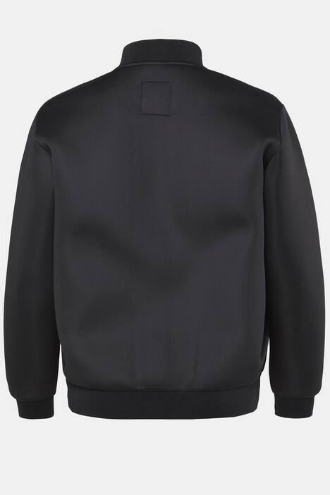 Veste en tissu cuba, col esprit blouson Teddy américain, fermeture à glissière