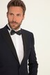 Veston de soirée#, système modulaire Bacchus, revers en satin