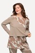 Shirt, gelaagde look, ronde hals, lange mouw, biologische katoen