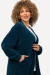Cardigan dal taglio oversize e aperto in ciniglia con scollo a V
