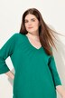 Shirt, A-Linie, V-Ausschnitt, 3/4-Arm, Biobaumwolle