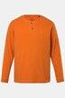 Henley, lange mouwen, wafelpiqué, ronde hals met knoopsluiting, tot 8XL