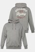 Hoodie, hooded jumper, back print, up to 8 XL