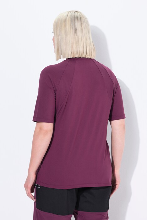 Functioneel shirt, sneldrogend, V-hals, korte mouwen