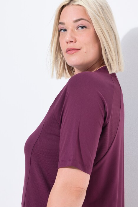 Functioneel shirt, sneldrogend, V-hals, korte mouwen