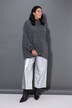 Trui, oversized, extra zacht breigoed, opstaande kraag, lange mouwen, premium