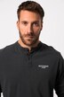 Henley, Langarm, Vintage Look, Doppel-Ausschnitt mit Knopfleiste, Tall