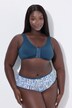 Brassières en microfibre, lot de 3. Fermeture sur le devant