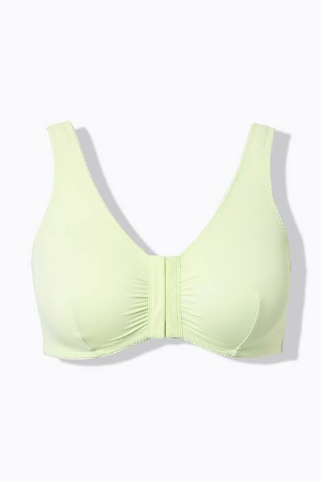 Bustier, 3-balení, přední zapínání, mikrovlákno