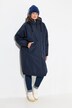 Funktionsjacke, oversized, Teddyfutter, Kapuze, 2-Wege-Zipper