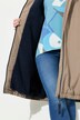 Funktionel jakke, oversize, teddyfor, hætte, 2-vejs-lynlås