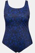 Maillot de bain sans bonnets souples. Motif discret et fronces