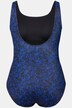 Maillot de bain sans bonnets souples. Motif discret et fronces