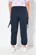Pantalon cargo, style militaire. Taille et bas de jambe élastiques