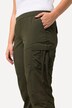 Cargohose, allbruksstil, elastisk linning, gummifald